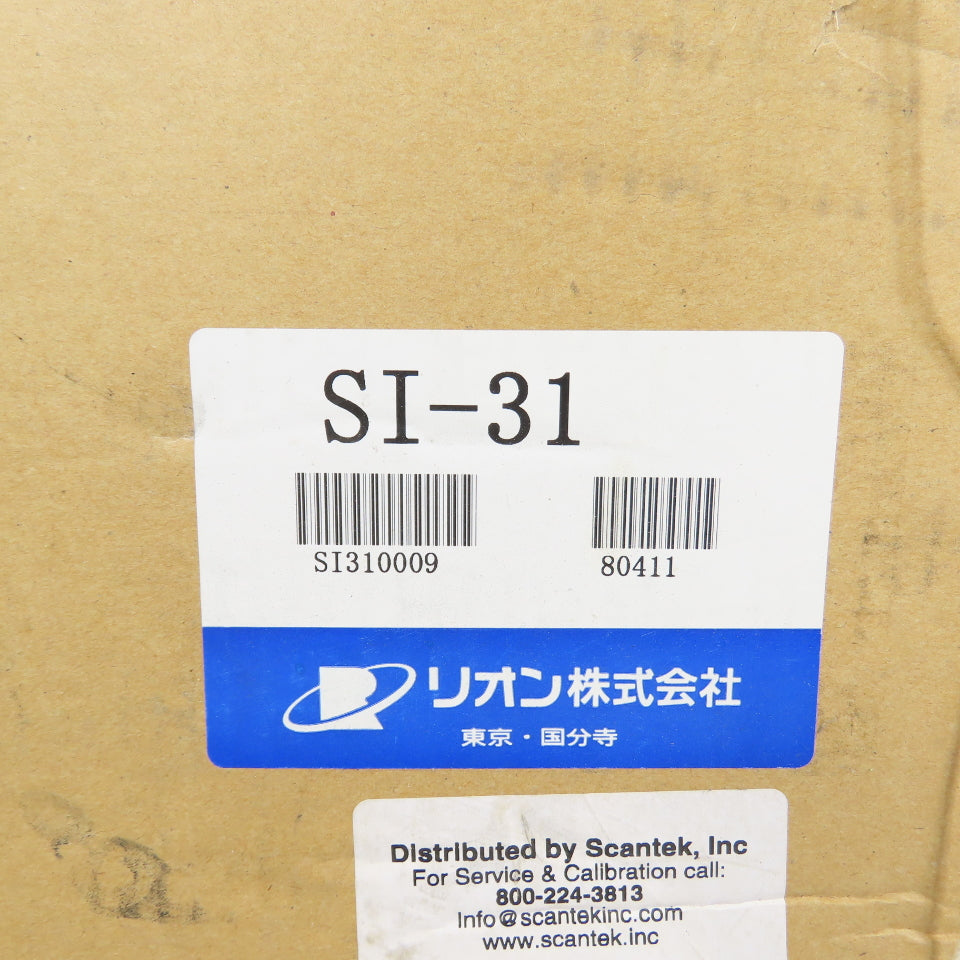 Rion SI-31 NO. 80411 Octave Band Analyzer (Band Only)