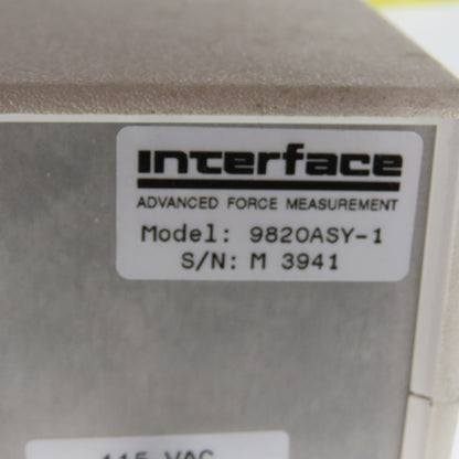 Interface 9820ASY-1 Strain Gage Measurement Transducer 115V With Hook Assembly