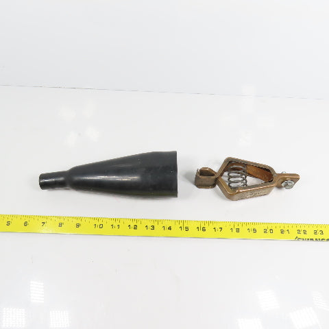 Mueller PCL-3 33C The Big Brute 300 Amp Copper Welding Clip W/ No. 35 Sleeve