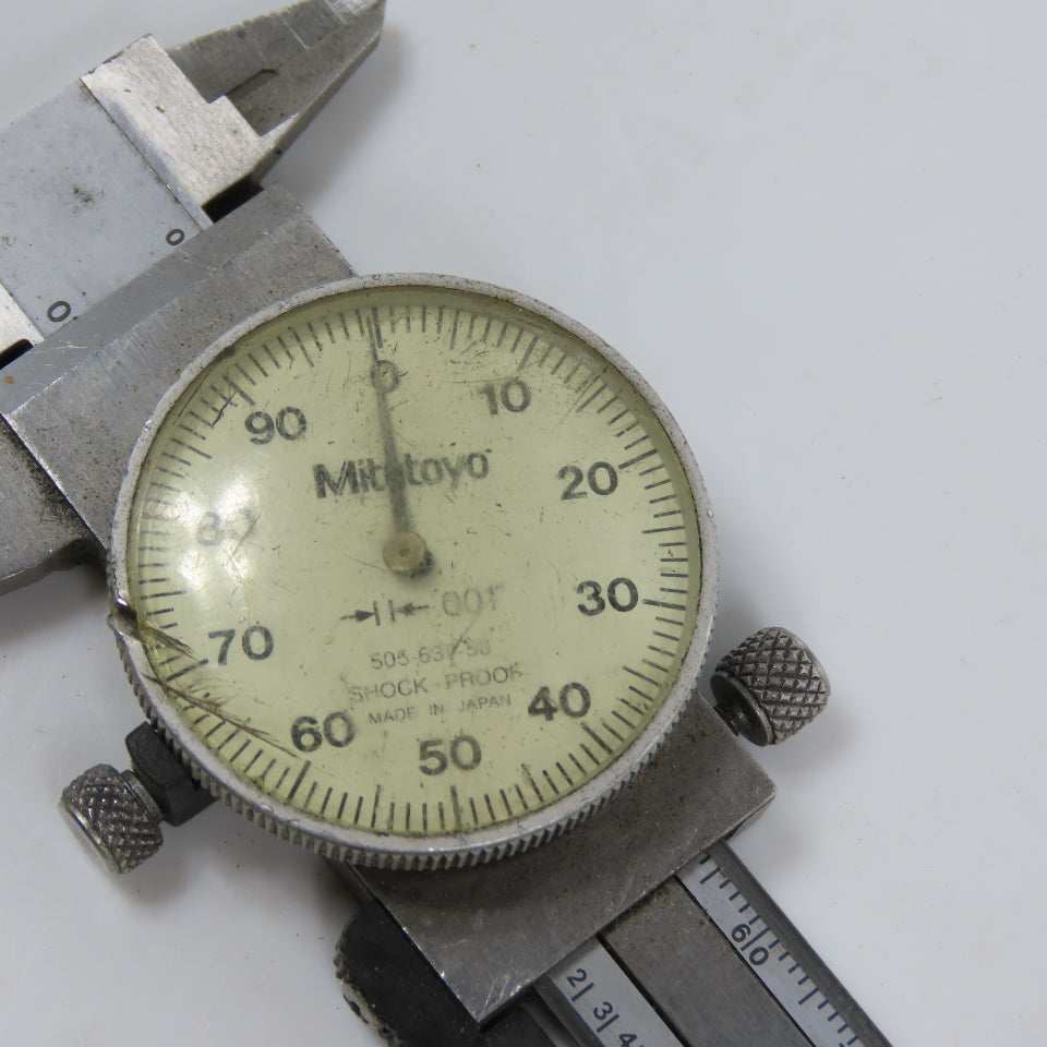 Mitutoyo 505-637-50 6" Machinist Dial Calipers