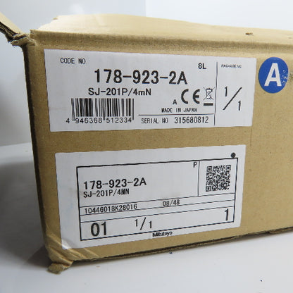 NEW Mitutoyo 178-923-2A Portable Surface Roughness Tester  Profilometer  SJ 201P