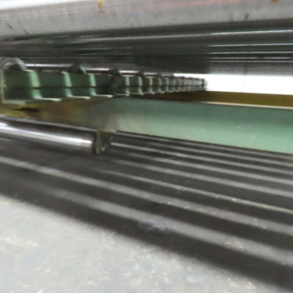 75-1/2" x 60" L Gravity Or Power Roll Pallet Conveyor 70-1/2"BF Slave Driven