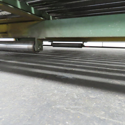 75-1/2" x 60" L Gravity Or Power Roll Pallet Conveyor 70-1/2"BF Slave Driven