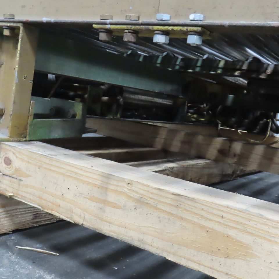 75-1/2" x 84" L Belt Driven Power Roller Pallet Conveyor 2.5"OD 20FPM (Need Belt