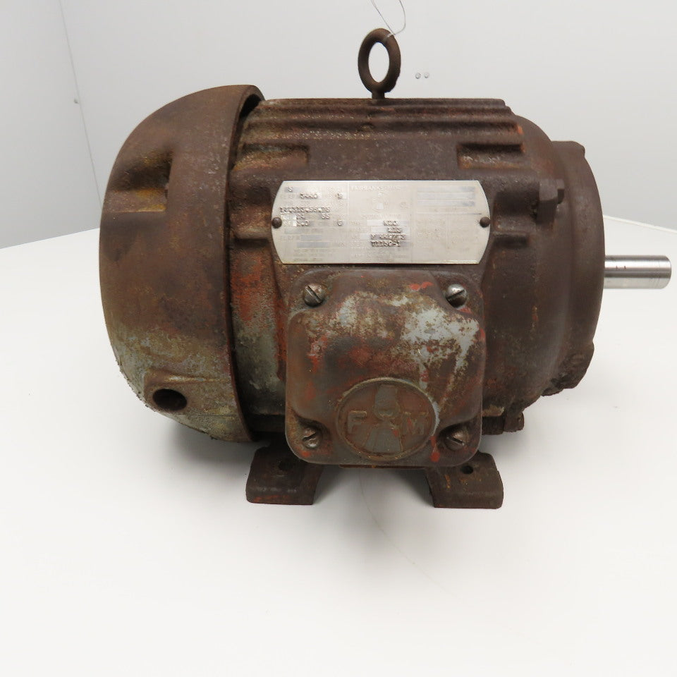 Fairbanks Morse Type KZC 5Hp 208-230/440V 3Ph Induction Motor