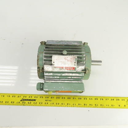 GE 5K143HL368A 3/4HP AC Electric Motor 1140RPM 230/460V 3PH 143T Frame