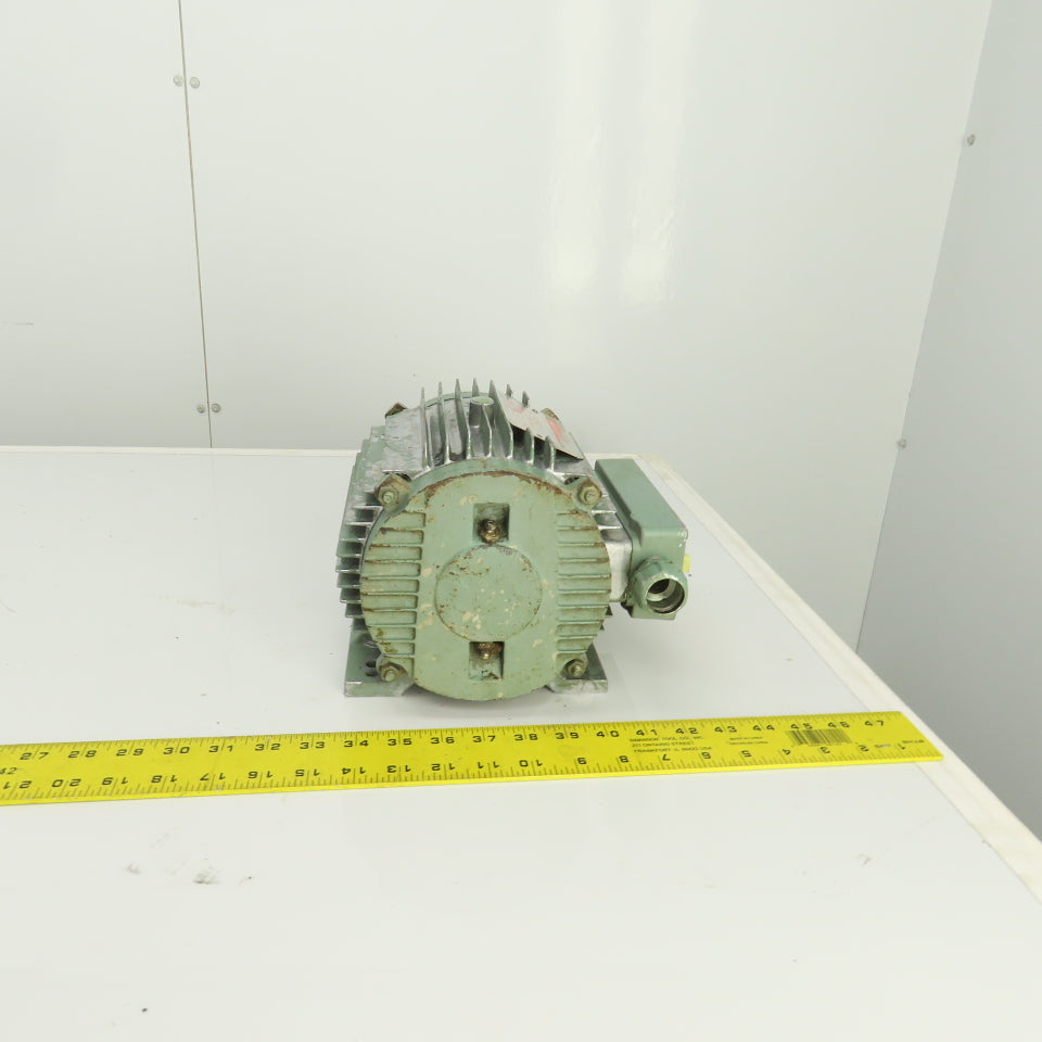 GE 5K143HL368A 3/4HP AC Electric Motor 1140RPM 230/460V 3PH 143T Frame