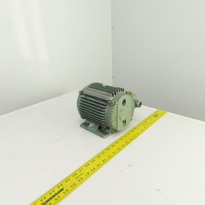 GE 5K143HL368A 3/4HP AC Electric Motor 1140RPM 230/460V 3PH 143T Frame