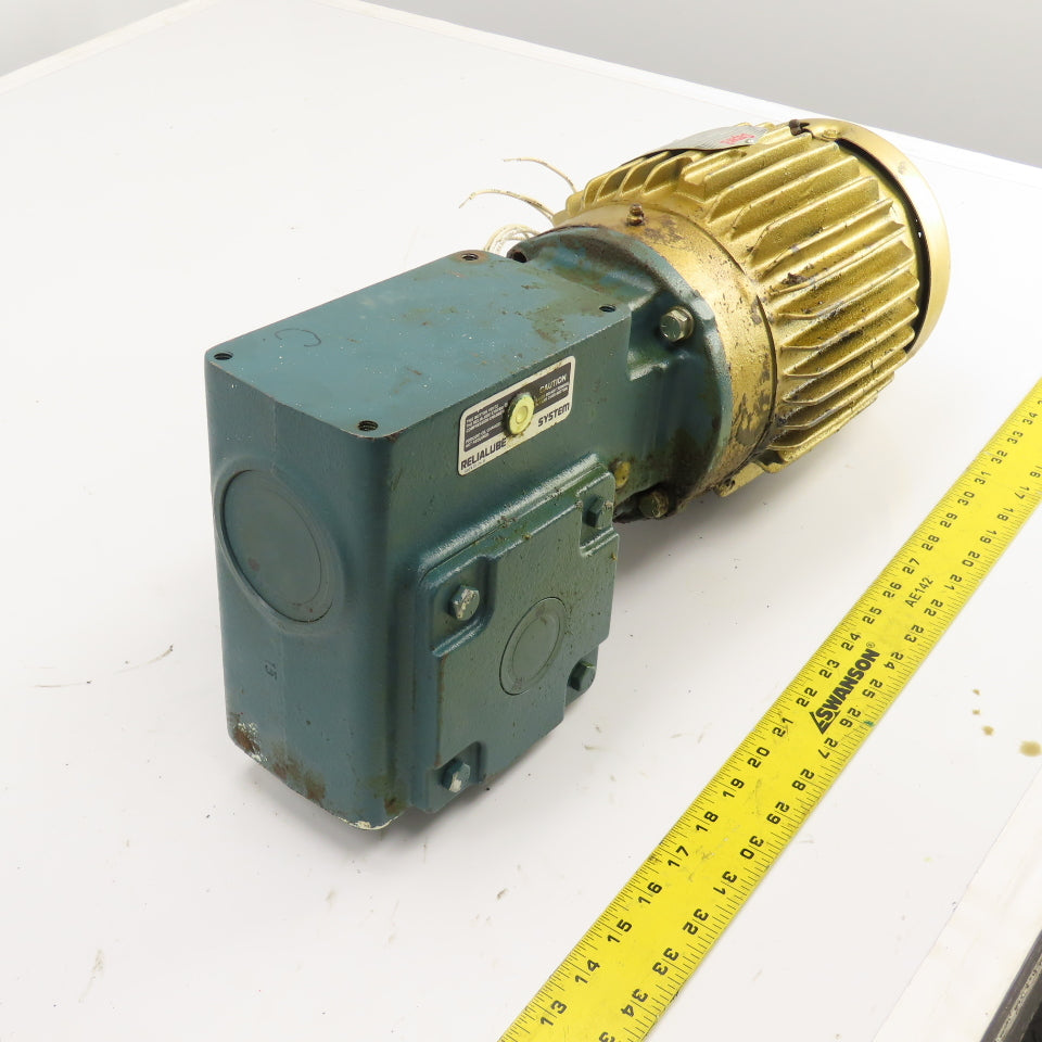 Dodge MR94622L1 40:1 Ratio Righthand Gear Reducer Output 43.75RPM 2HP 230/460V