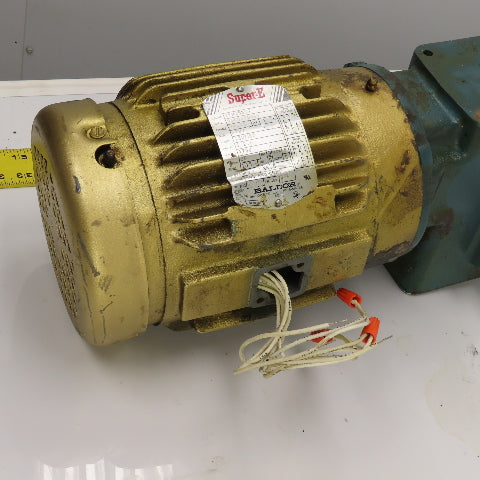 Dodge MR94622L1 40:1 Ratio Righthand Gear Reducer Output 43.75RPM 2HP 230/460V
