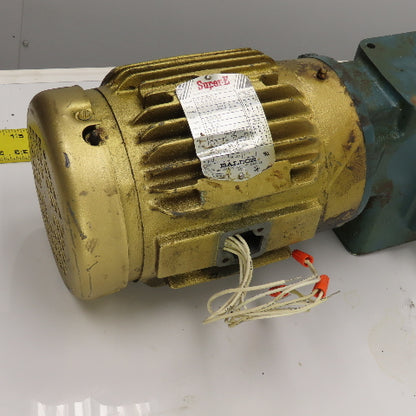 Dodge MR94622L1 40:1 Ratio Righthand Gear Reducer Output 43.75RPM 2HP 230/460V