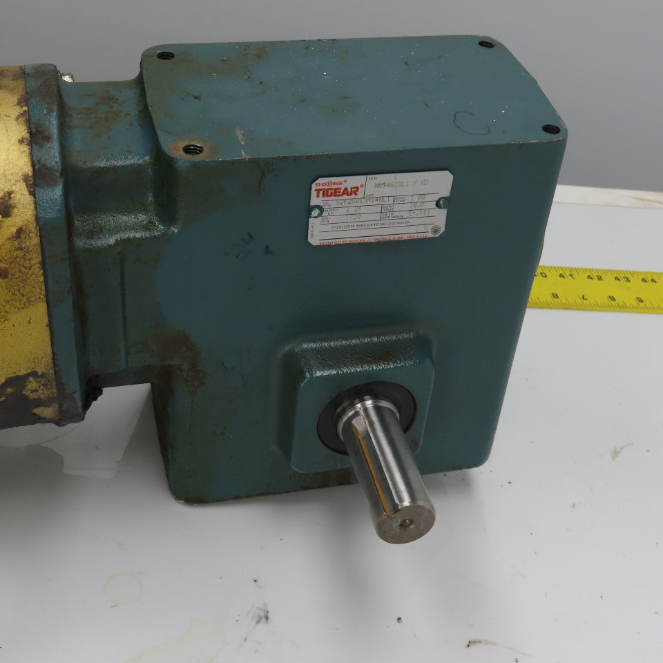 Dodge MR94622L1 40:1 Ratio Righthand Gear Reducer Output 43.75RPM 2HP 230/460V