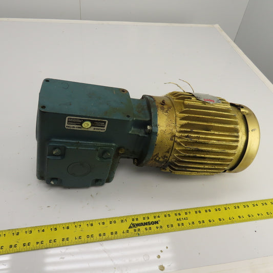 Dodge MR94622L1 40:1 Ratio Righthand Gear Reducer Output 43.75RPM 2HP 230/460V
