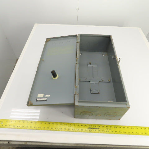 Square D 25" x 11" x 7" Electrical Motor Starter Control Enclosure Only