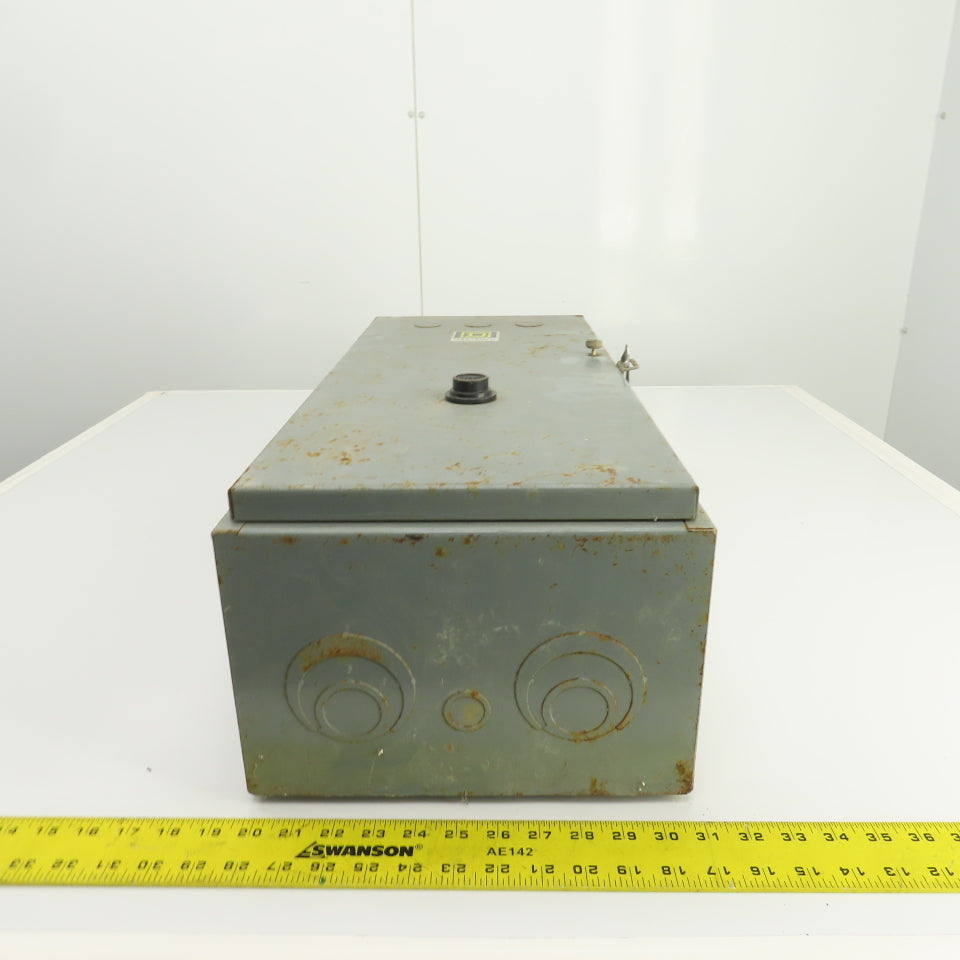 Square D 25" x 11" x 7" Electrical Motor Starter Control Enclosure Only