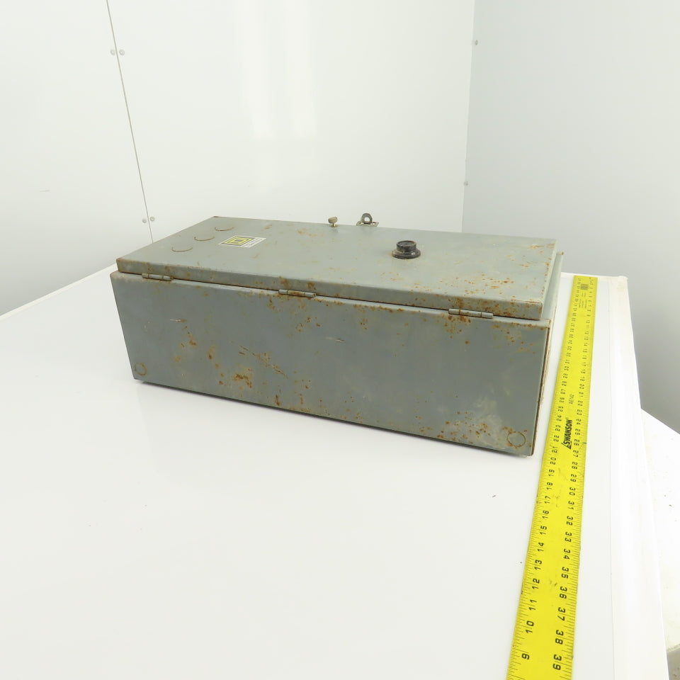 Square D 25" x 11" x 7" Electrical Motor Starter Control Enclosure Only
