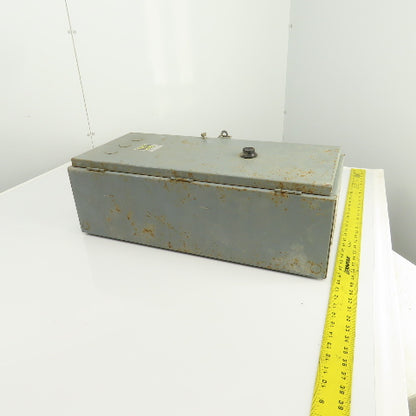 Square D 25" x 11" x 7" Electrical Motor Starter Control Enclosure Only