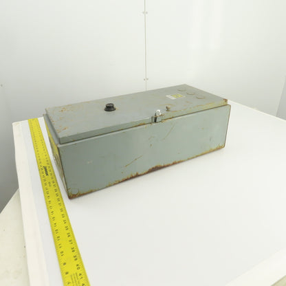 Square D 25" x 11" x 7" Electrical Motor Starter Control Enclosure Only