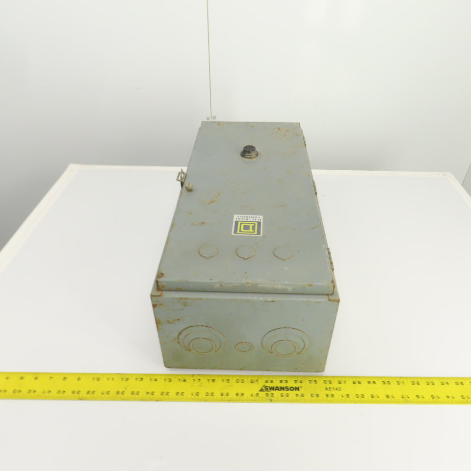 Square D 25" x 11" x 7" Electrical Motor Starter Control Enclosure Only