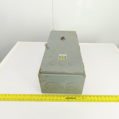 Square D 25" x 11" x 7" Electrical Motor Starter Control Enclosure Only