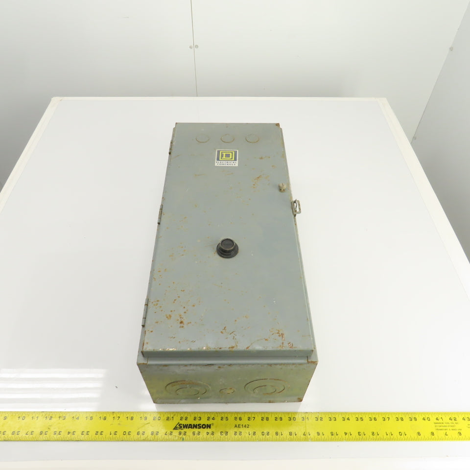 Square D 25" x 11" x 7" Electrical Motor Starter Control Enclosure Only