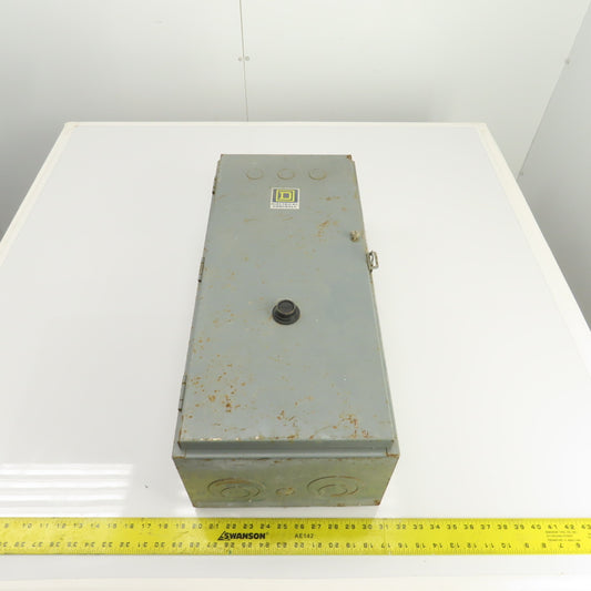 Square D 25" x 11" x 7" Electrical Motor Starter Control Enclosure Only