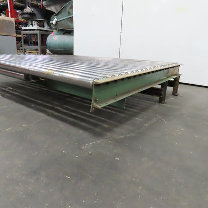 75.5" W x 60" Long Belt Driven Live Roller Conveyor 208-460V 18.5FPM Needs Belt