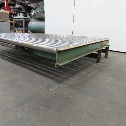 75.5" W x 60" Long Belt Driven Live Roller Conveyor 208-460V 18.5FPM Needs Belt