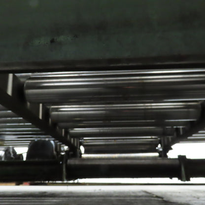 75.5" W x 60" Long Belt Driven Live Roller Conveyor 208-460V 18.5FPM Needs Belt