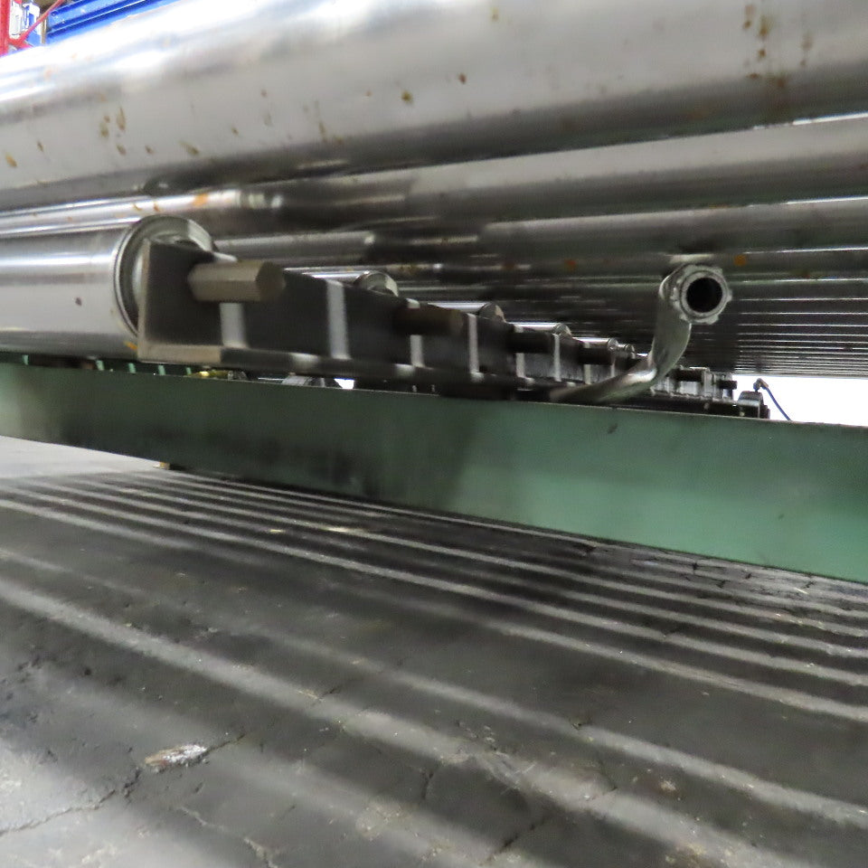 75.5" W x 60" Long Belt Driven Live Roller Conveyor 208-460V 18.5FPM Needs Belt