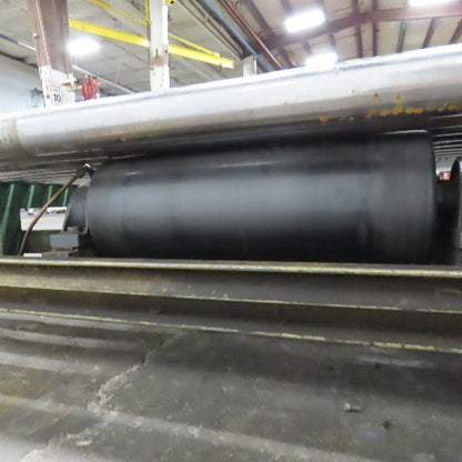 75.5" W x 60" Long Belt Driven Live Roller Conveyor 208-460V 18.5FPM Needs Belt