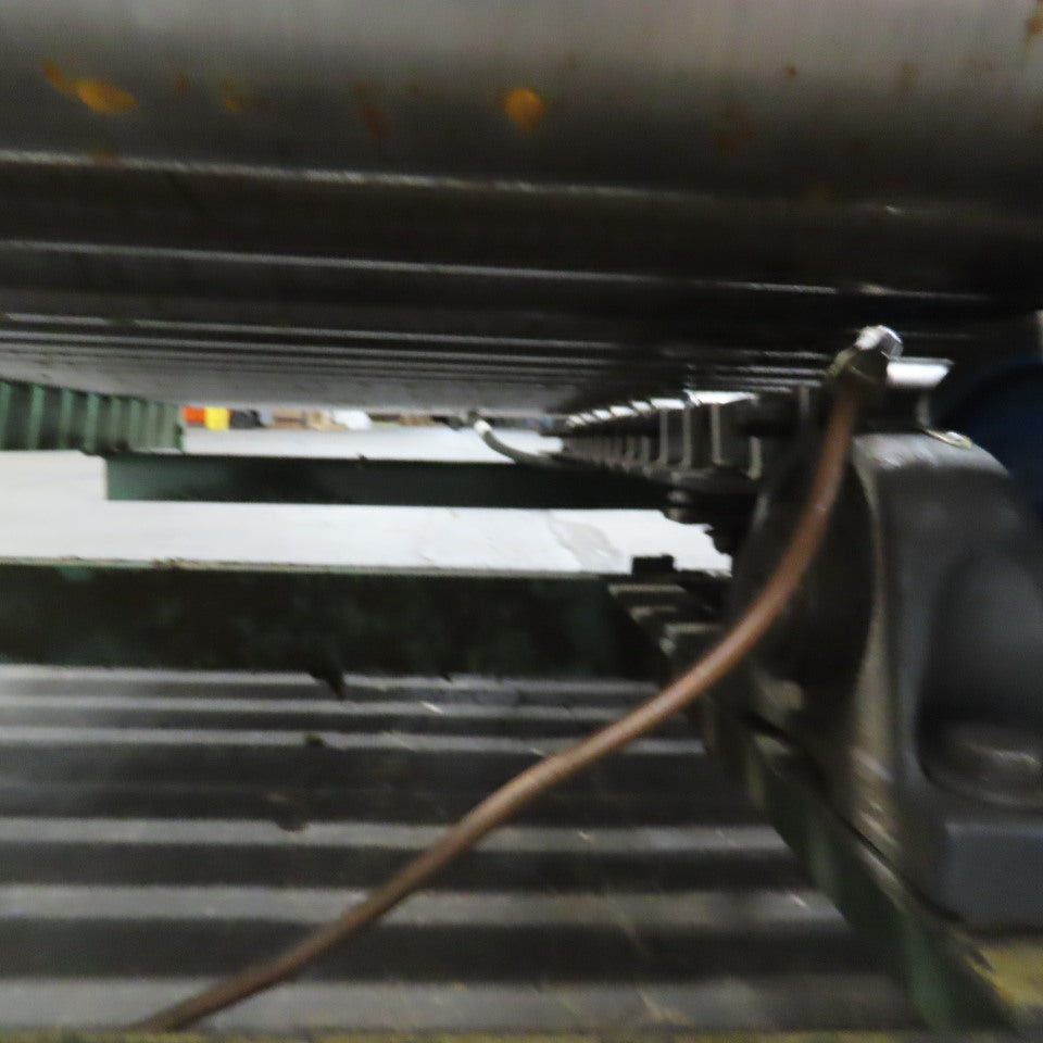75.5" W x 60" Long Belt Driven Live Roller Conveyor 208-460V 18.5FPM Needs Belt