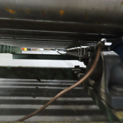 75.5" W x 60" Long Belt Driven Live Roller Conveyor 208-460V 18.5FPM Needs Belt