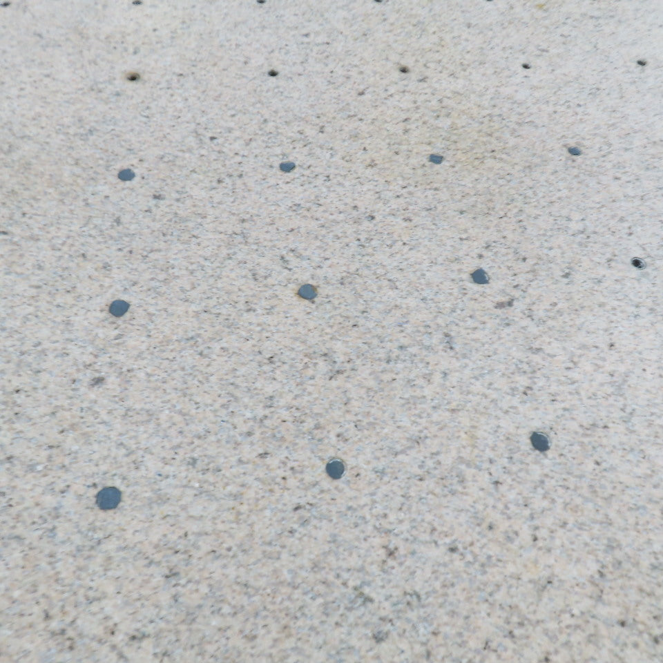 Starrett Crystal Pink 72" x 48" x 12" Granite Surface Plate Threaded Insert