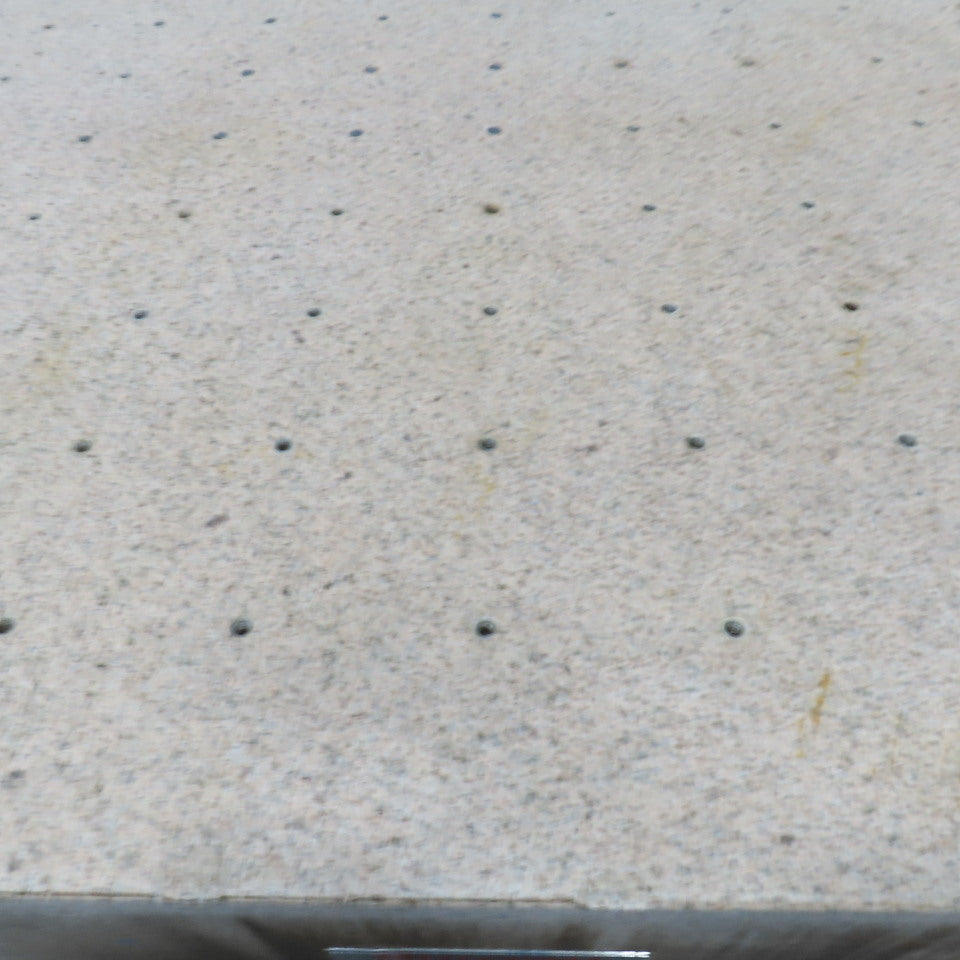 Starrett Crystal Pink 72" x 48" x 12" Granite Surface Plate Threaded Insert