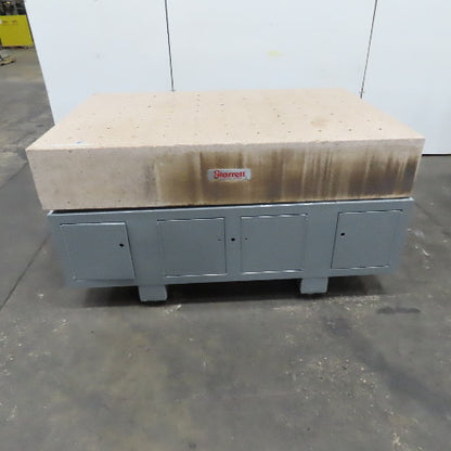 Starrett Crystal Pink 72" x 48" x 12" Granite Surface Plate Threaded Insert