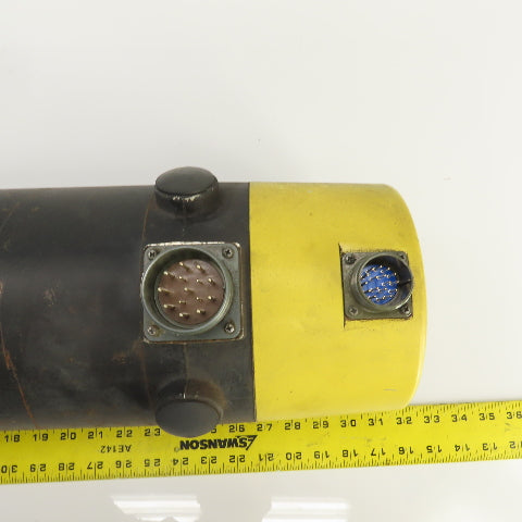 Fanuc 213V DC 1500RPM 35mm Shaft Spindle Servo Motor Shizuoka Millmaster B-10V