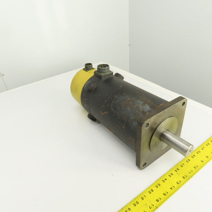 Fanuc 213V DC 1500RPM 35mm Shaft Spindle Servo Motor Shizuoka Millmaster B-10V