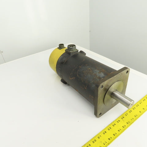Fanuc 213V DC 1500RPM 35mm Shaft Spindle Servo Motor Shizuoka Millmaster B-10V