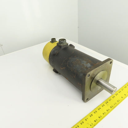 Fanuc 213V DC 1500RPM 35mm Shaft Spindle Servo Motor Shizuoka Millmaster B-10V