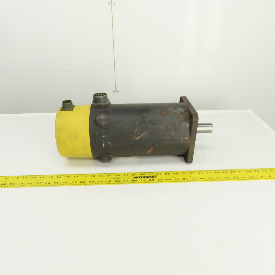 Fanuc 213V DC 1500RPM 35mm Shaft Spindle Servo Motor Shizuoka Millmaster B-10V