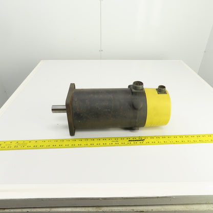Fanuc 213V DC 1500RPM 35mm Shaft Spindle Servo Motor Shizuoka Millmaster B-10V