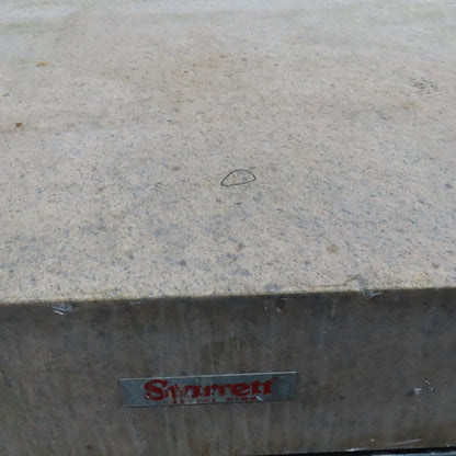 Starrett Grade AA Crystal Pink 72" x 48" x 12" Granite Surface Laboratory Plate