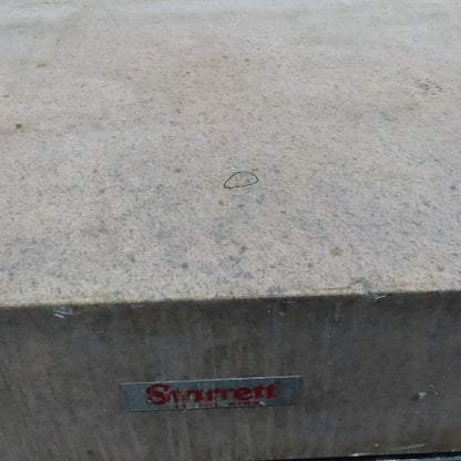 Starrett Grade AA Crystal Pink 72" x 48" x 12" Granite Surface Laboratory Plate