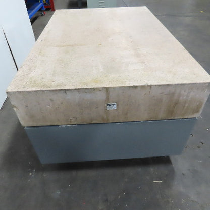 Starrett Grade AA Crystal Pink 72" x 48" x 12" Granite Surface Laboratory Plate