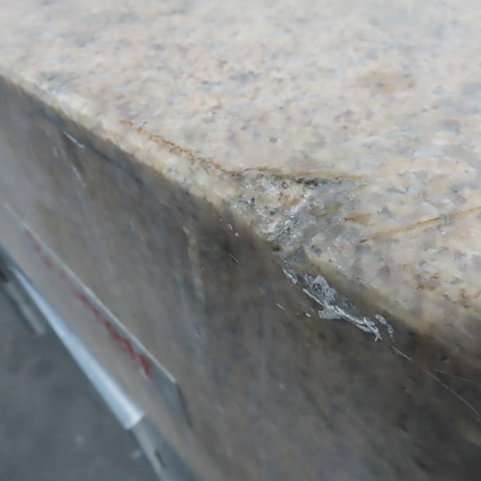 Starrett Grade AA Crystal Pink 72" x 48" x 12" Granite Surface Laboratory Plate