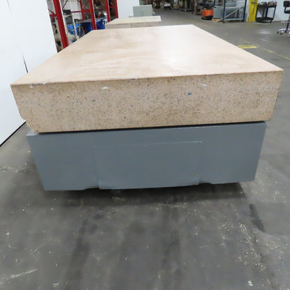 Starrett Grade B Toolroom 108" x 60"' Granite Surface Plate On Storage Base