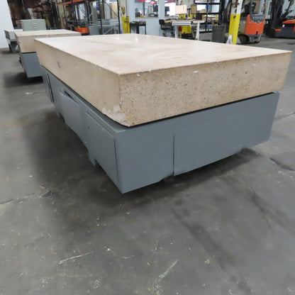 Starrett Grade B Toolroom 108" x 60"' Granite Surface Plate On Storage Base