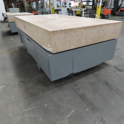 Starrett Grade B Toolroom 108" x 60"' Granite Surface Plate On Storage Base