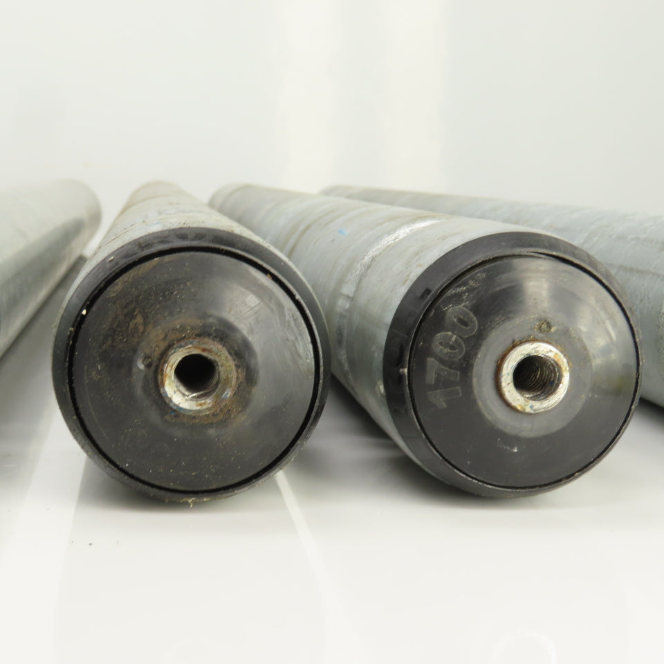 Interroll 1700 1.9" OD Galvanized Conveyor Roller 2-Groove 29" BF Lot Of 9